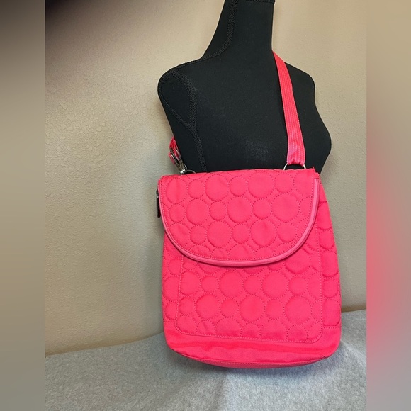 thirty-one Handbags - Thirty-one quilted pink backpack/tote bag.  Like new.